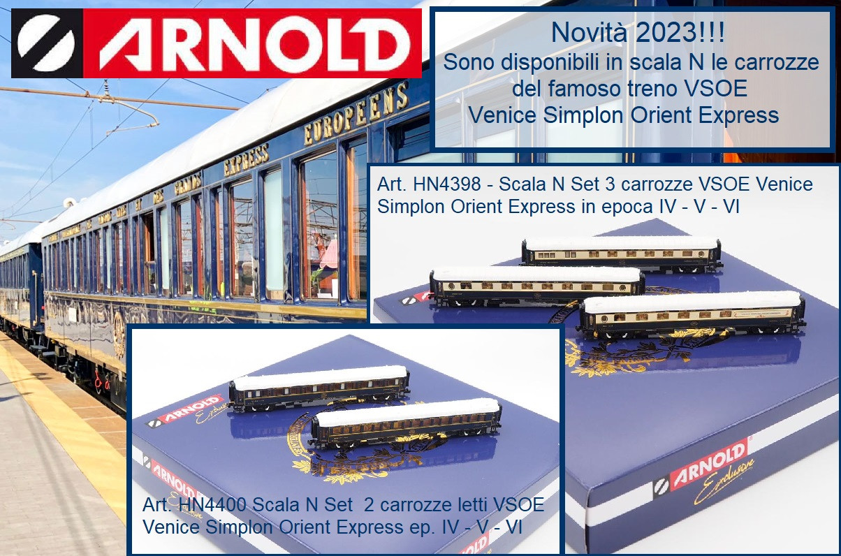 Novita' Arnold - Convoglio Venice Simplon Orient Express